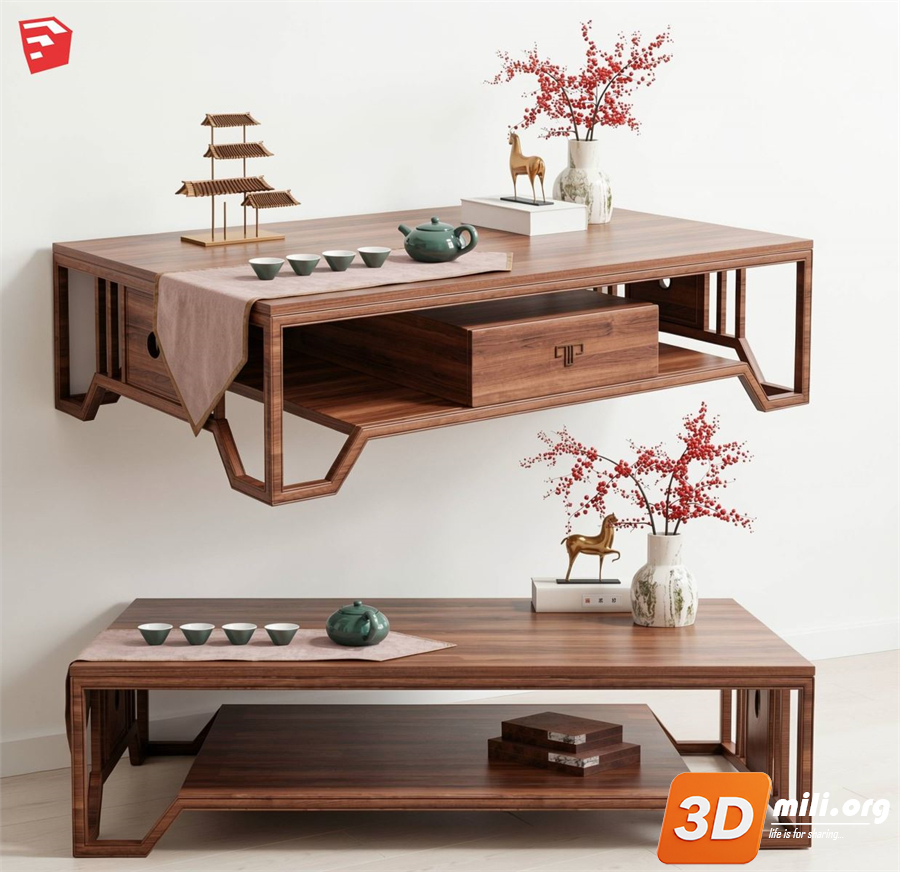 Tea Table Skp Files 